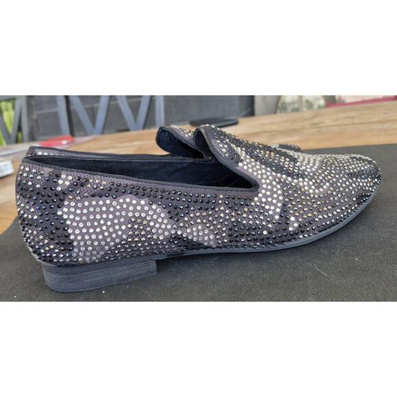 Steve Madden Men\'s Camo Rhinestone Loafers Slip-On Smoking Shoes Size 10 main image 15